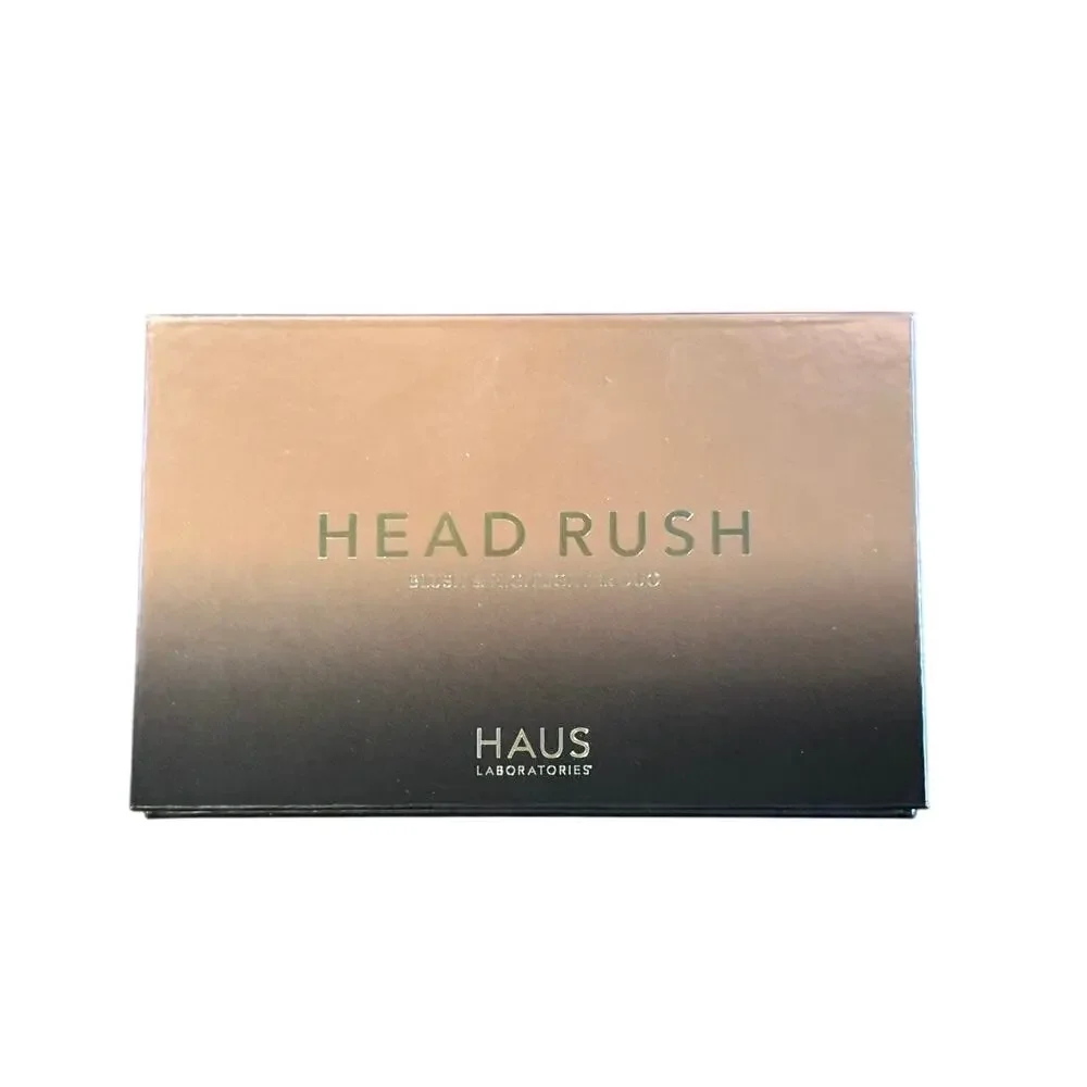 Haus Labs Head Rush Blush Highlighter Duo Pleaser Tease Peach Gold
